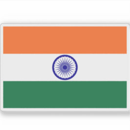 Flagge der Republik Indien Aufkleber
