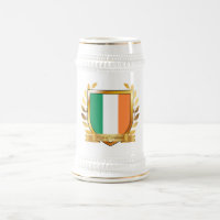 Flagge der Republik Irland Schild