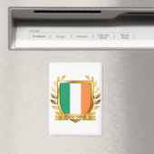 Flagge der Republik Irland Schild Magnet (In Situ (Geschirrspüler))