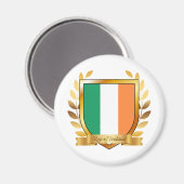 Flagge der Republik Irland Schild Magnet (Vorderseite/Rückseite)