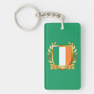 Flagge der Republik Irland Schild Schlüsselanhänger
