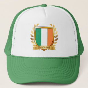 Flagge der Republik Irland Schild Truckerkappe
