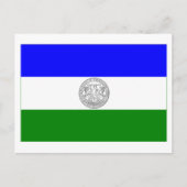 Flagge der Republik Jämtland (inoffiziell) Postkarte (Vorderseite)