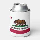 Flagge der Republik Kalifornien Dosenkühler (Kanne Vorderseite)