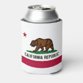 Flagge der Republik Kalifornien Dosenkühler (Kanne Rückseite)
