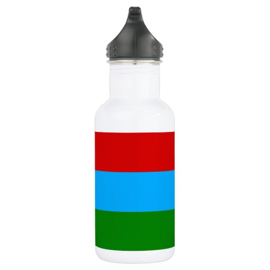 Flagge der Republik Karelien Edelstahlflasche (Rechts)