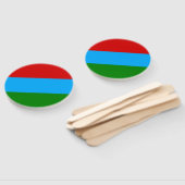 Flagge der Republik Karelien Fächer (Non-assembled)