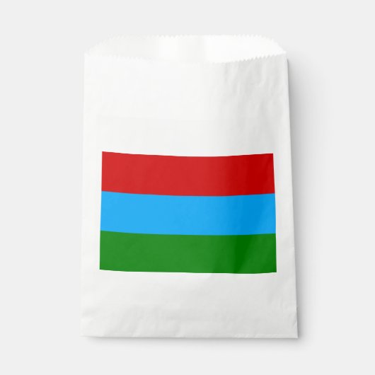 Flagge der Republik Karelien Geschenktütchen (Vorderseite)