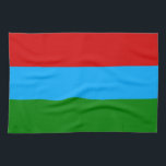 Flagge der Republik Karelien Geschirrtuch<br><div class="desc">Patriotische Flagge der Republik Karelien.</div>