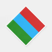 Flagge der Republik Karelien Serviette (Ecke)