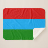 Flagge der Republik Karelien Sherpadecke (Vorderseite (Horizontal))