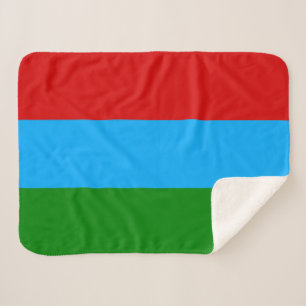 Flagge der Republik Karelien Sherpadecke