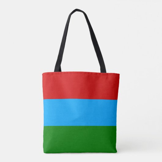 Flagge der Republik Karelien Tasche (Rückseite)