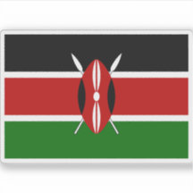 Flagge der Republik Kenia