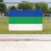 Flagge der Republik Komi Banner (Insitu)