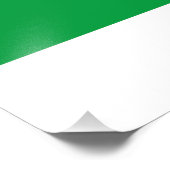 Flagge der Republik Komi Fotodruck (Ecke)