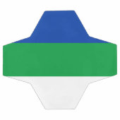 Flagge der Republik Komi Fußball (Flach)