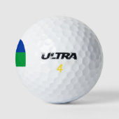 Flagge der Republik Komi Golfball (Logo)