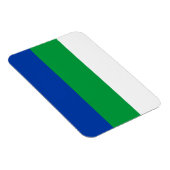 Flagge der Republik Komi Magnet (Rechte Seite)