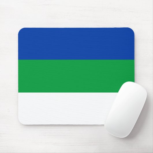 Flagge der Republik Komi Mousepad (Mit Mouse)
