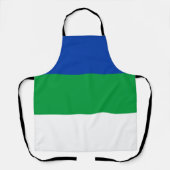 Flagge der Republik Komi Schürze (Vorderseite)