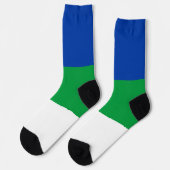 Flagge der Republik Komi Socken (Linkes Detail)