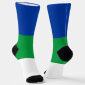Flagge der Republik Komi Socken (Gewinkelt)
