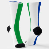 Flagge der Republik Komi Socken (Gewinkelt)