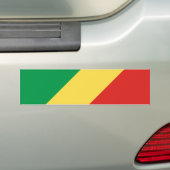 Flagge der Republik Kongo Autoaufkleber (Auf Auto)