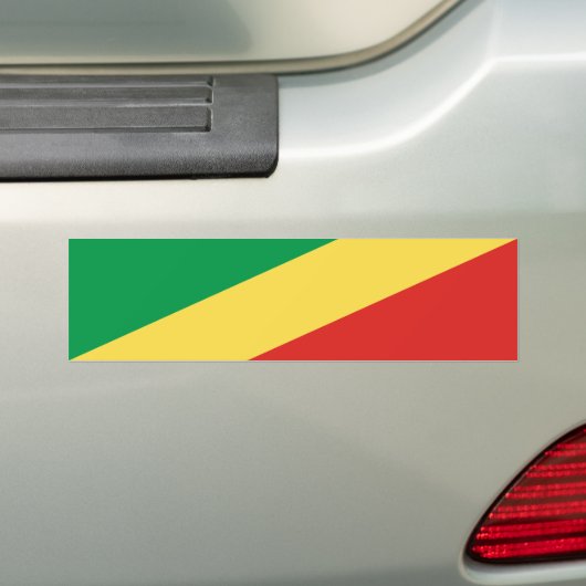 Flagge der Republik Kongo Autoaufkleber (Auf Auto)