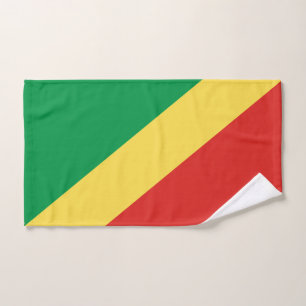 Flagge der Republik Kongo Badhandtuch Set