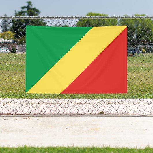 Flagge der Republik Kongo Banner (Insitu)