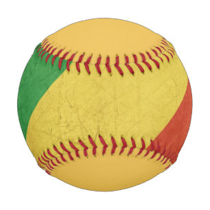 Flagge der Republik Kongo Baseball