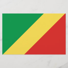 Flagge der Republik Kongo Briefpapier