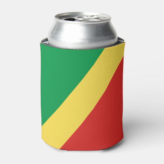 Flagge der Republik Kongo Dosenkühler (Kanne Vorderseite)