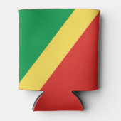Flagge der Republik Kongo Dosenkühler (Vorderseite)