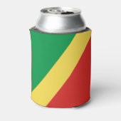Flagge der Republik Kongo Dosenkühler (Kanne Rückseite)