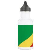 Flagge der Republik Kongo Edelstahlflasche (Links)