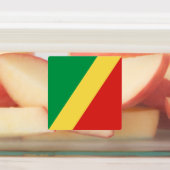 Flagge der Republik Kongo Etiketten (Befestigt)