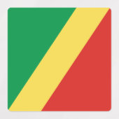 Flagge der Republik Kongo Etiketten (Design 1)