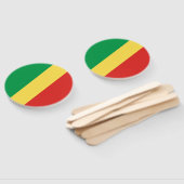 Flagge der Republik Kongo Fächer (Non-assembled)