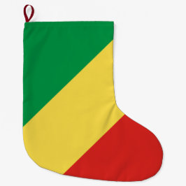 Flagge der Republik Kongo Großer Weihnachtsstrumpf