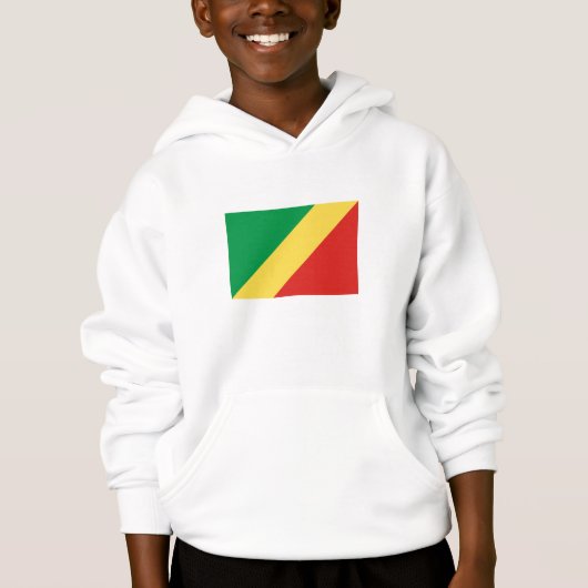 Flagge der Republik Kongo Hoodie (Vorderseite)