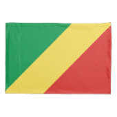 Flagge der Republik Kongo Kissenbezug (Rückseite)