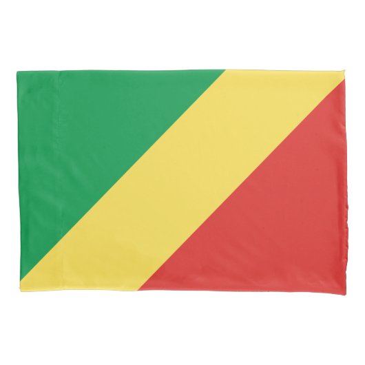Flagge der Republik Kongo Kissenbezug (Vorderseite)
