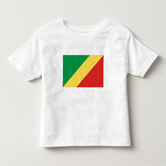 Flagge der Republik Kongo Kleinkind T-shirt (Vorderseite)