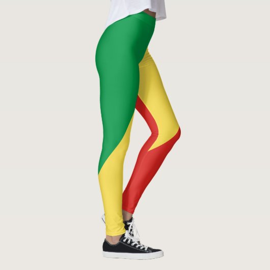 Flagge der Republik Kongo Leggings (Rechts)