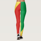 Flagge der Republik Kongo Leggings (Rückseite)