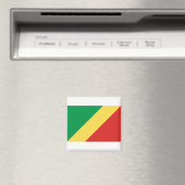 Flagge der Republik Kongo Magnet (In Situ (Geschirrspüler))