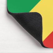 Flagge der Republik Kongo Mousepad (Ecke)
